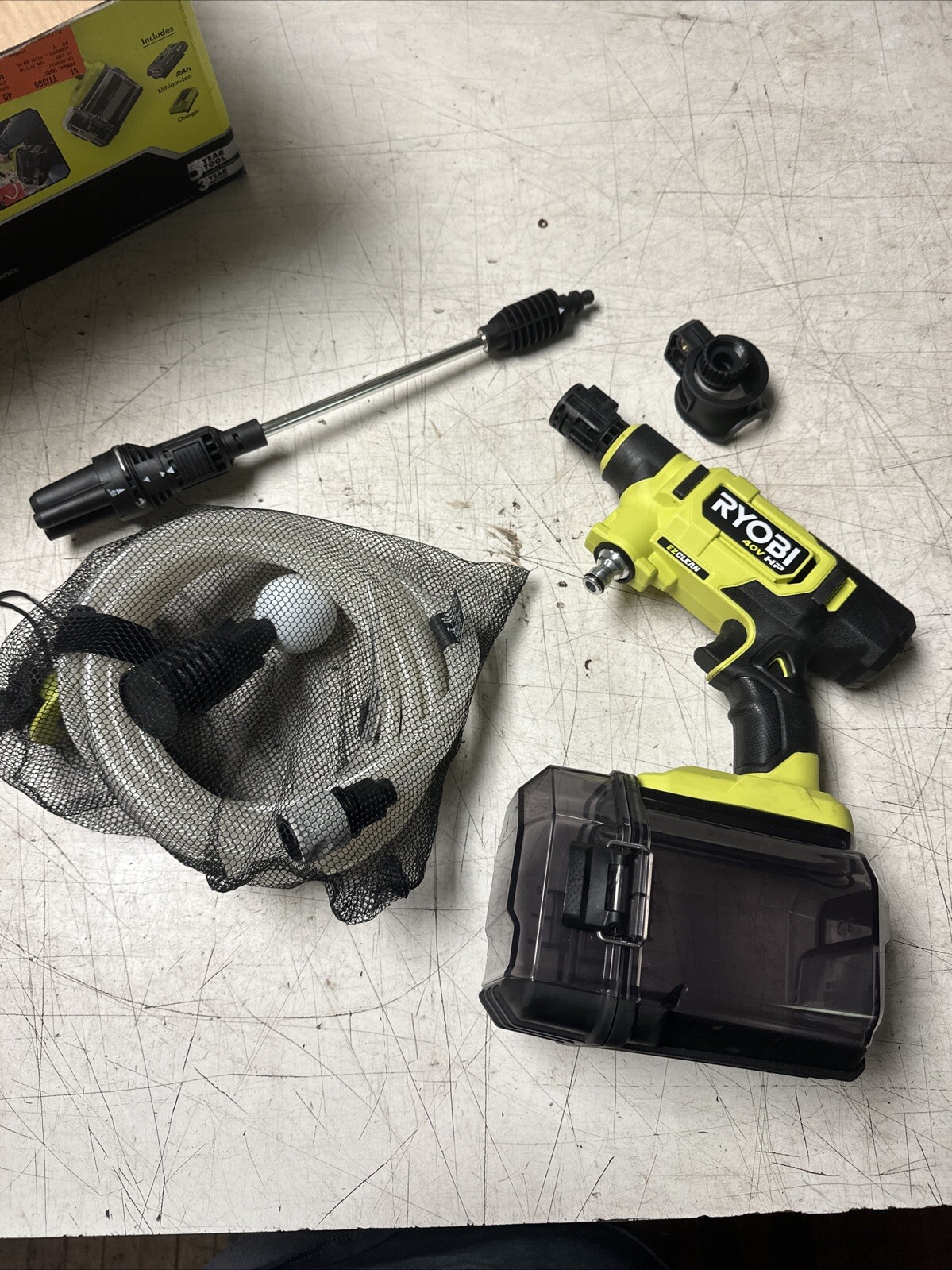 Ryobi Ry124050VNM Slightly Used 40V HP Brushless EZclean Power Cleaner