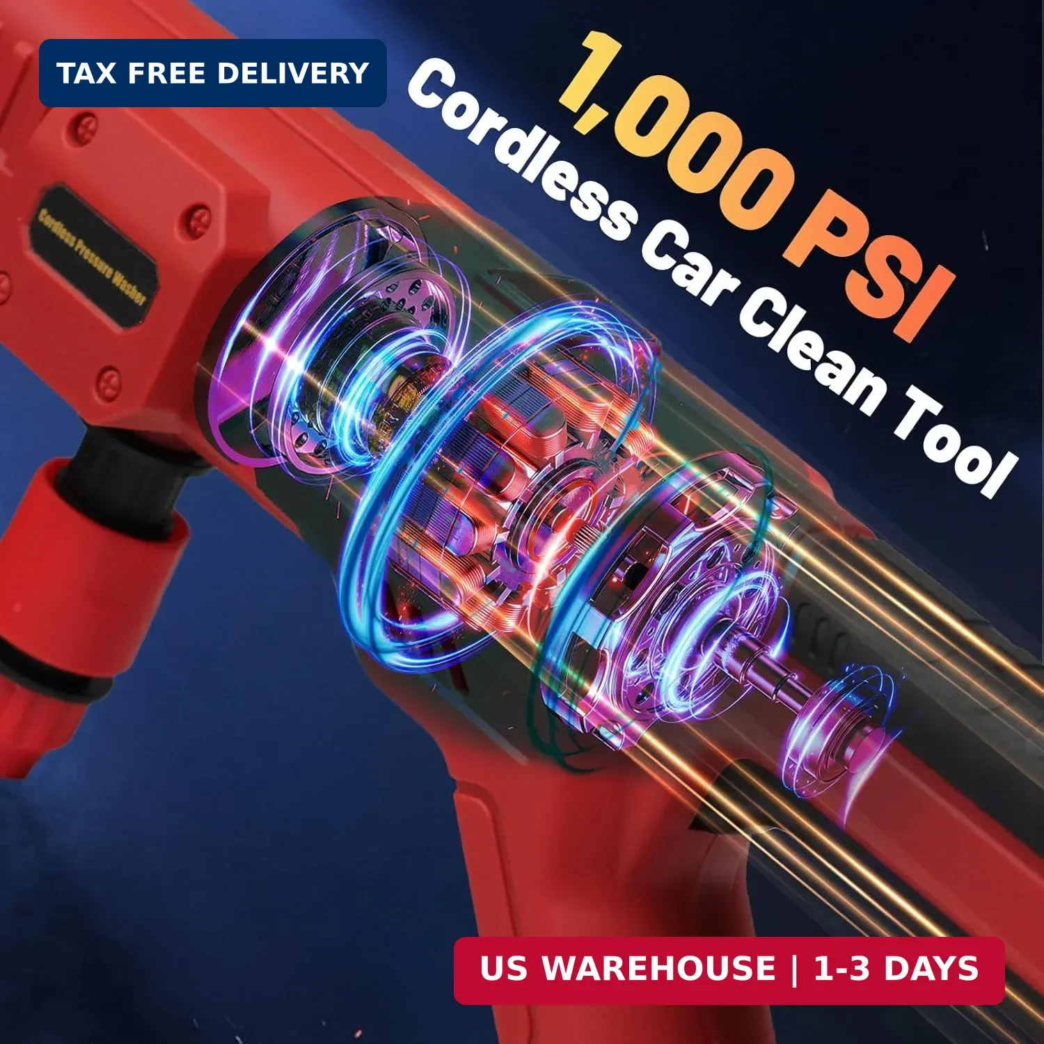 Cordless Cleaner Tool for Milwaukee M18 Battery, Portable Handheld Car Cleaner 1