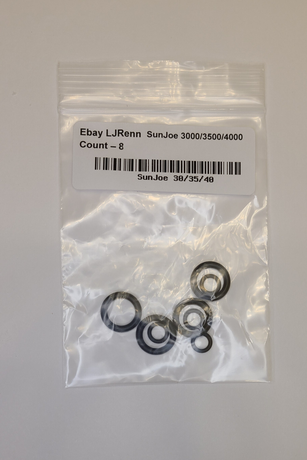 Sun Joe – 2 kits – Pressure Washer Compatible Orings for 3000 3500 4000