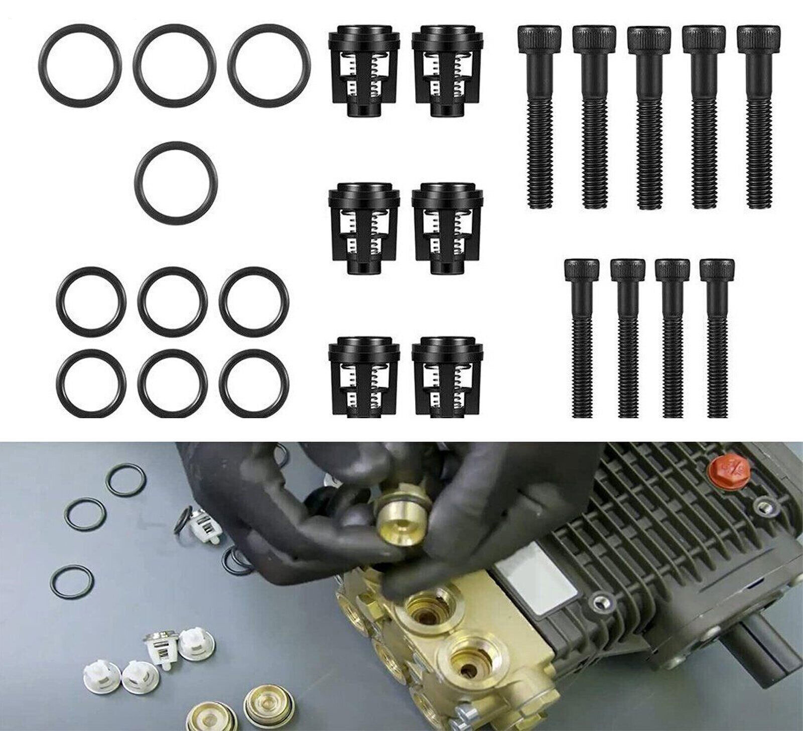 190591GS Pressure Washer Pump Valve Check Kit for Briggs and Stratton Craftsman