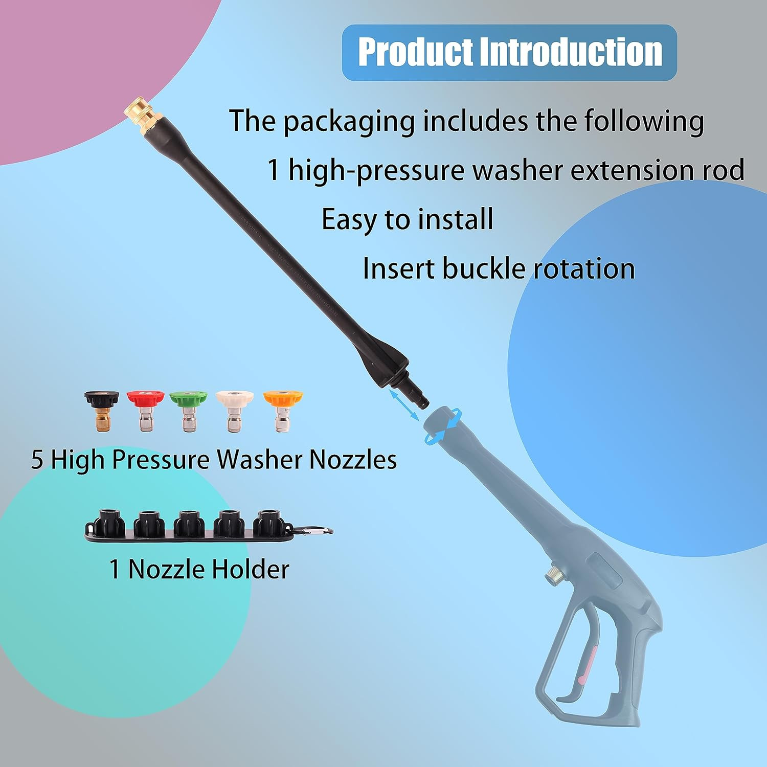 308494065 Pressure Washer Wand Compatible with Ryobi RY14122 Pressure Washer …