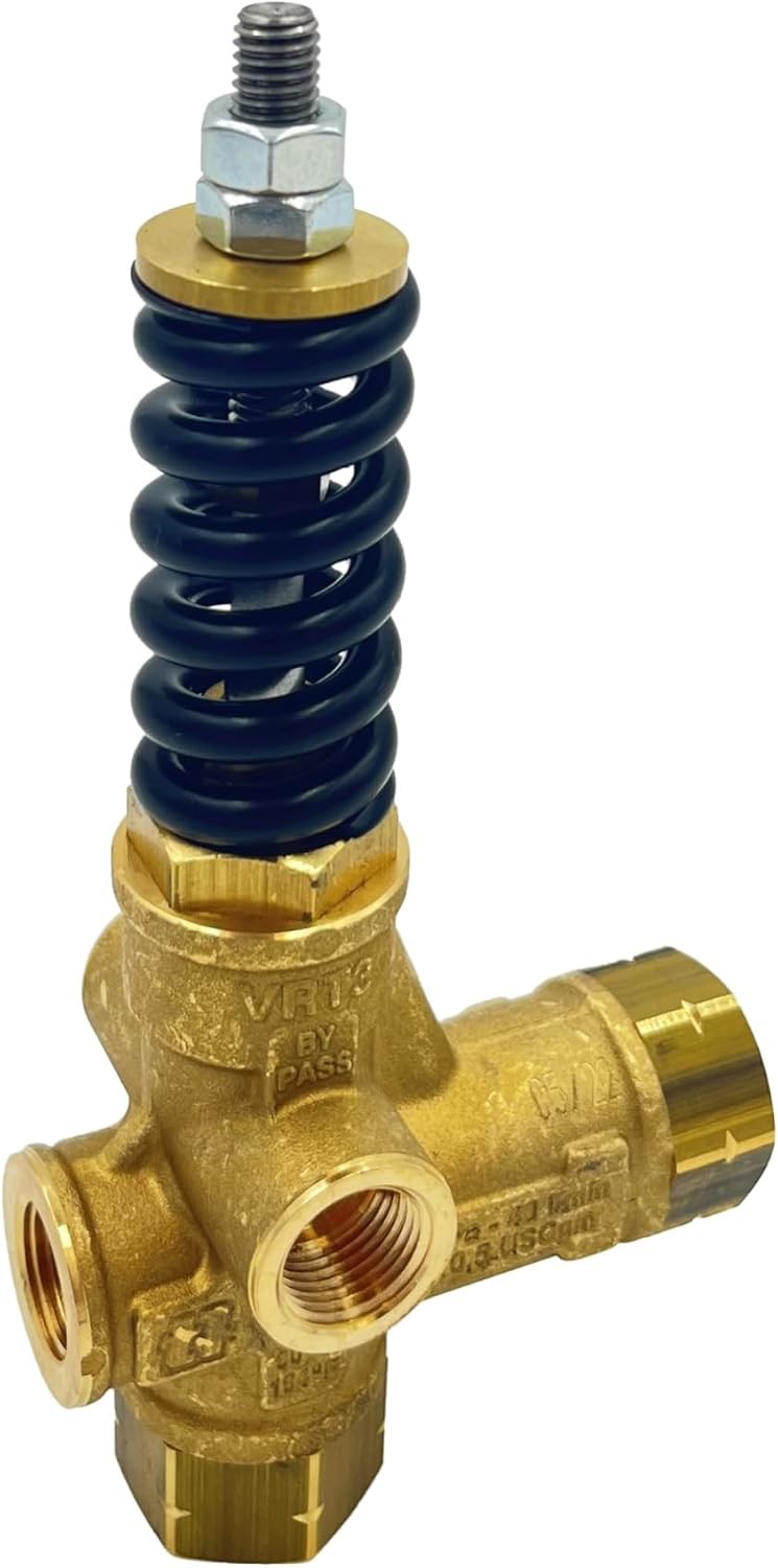 VRT3-310 Unloader Black Spring 4500 PSI 10.5 GPM Adjustment Knob