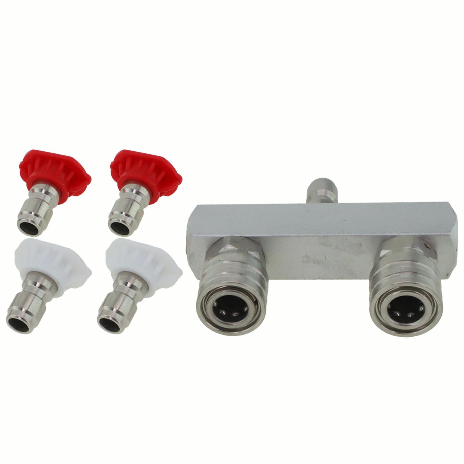 Efficient Cleaning Solution Dual Nozzle Compatible with 5000 PSI Washers