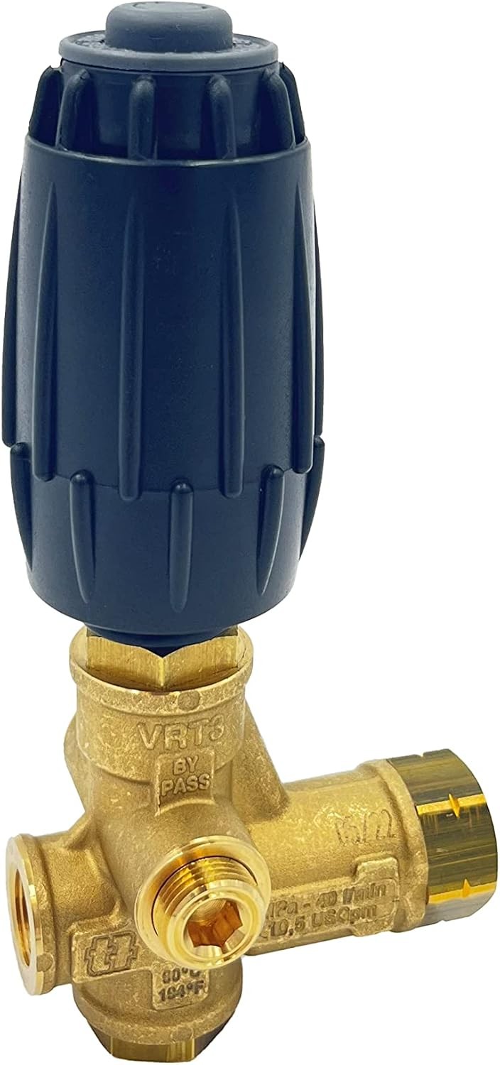 VRT3-310 Unloader Black Spring 4500 PSI 10.5 GPM Adjustment Knob