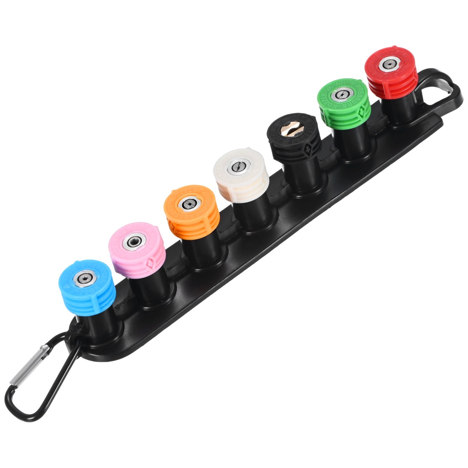7-Pack Orifice 4.0 Pressure Washer Nozzle Tips with Holder [Multicolor]