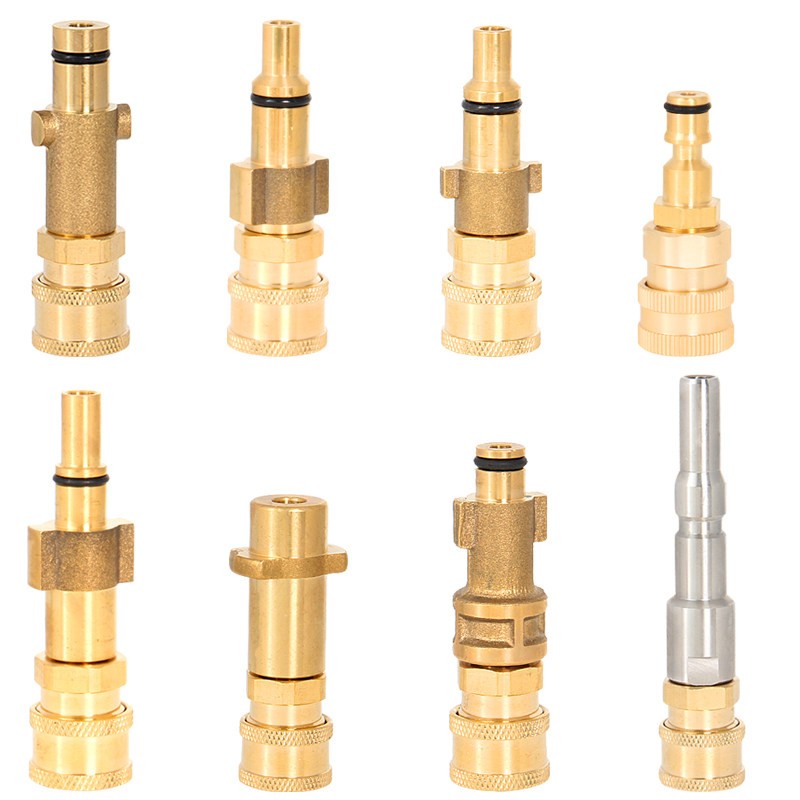 Pressure Washer Quick Connector Spray Torch Foam Snow Foam Lance Connector Brass