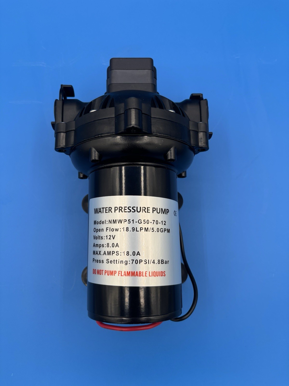 12V Washdown Pump Kit for Boat RV Marine Use Fresh and Salt Water System