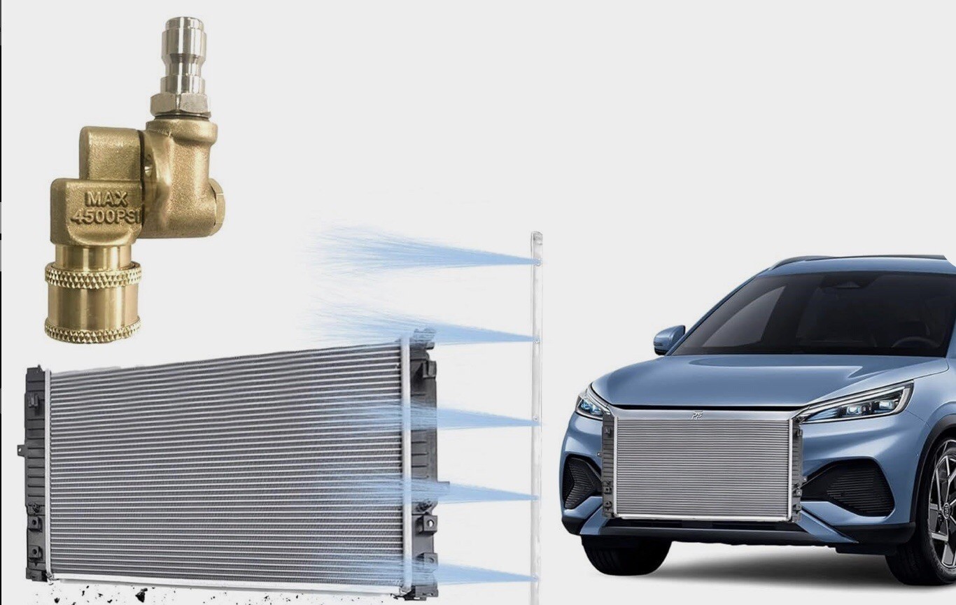 Radiator Cleaning Wand Stainless Steel Pressure Washer Tool for Cars Trucks RV’s