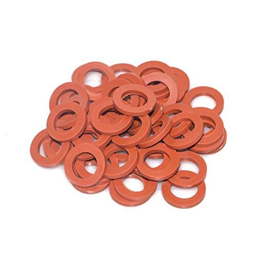 Garden Hose Washer Rubber Heavy Duty Red Rubber Washer Fit All Standard 3/4 I…