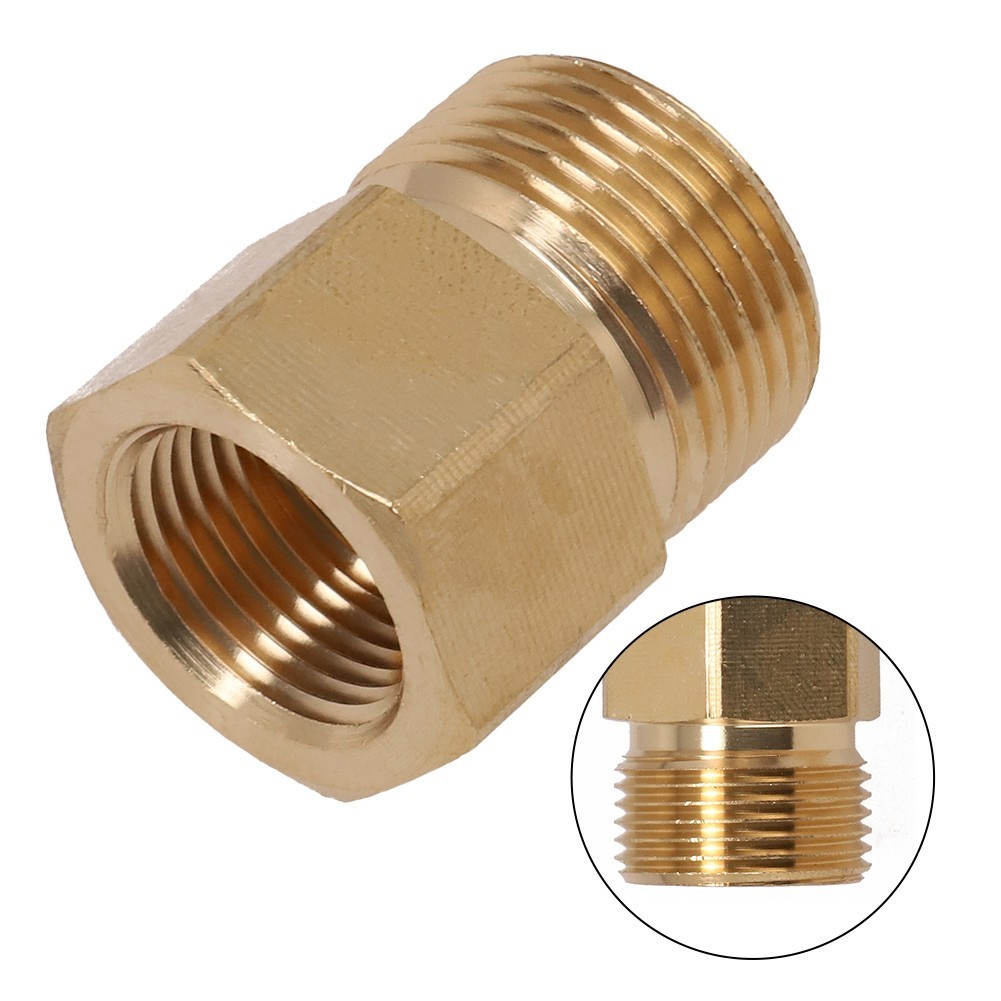 Washer Adapter Cleaner External Thread For Pressure Washer Hose Internal Thread