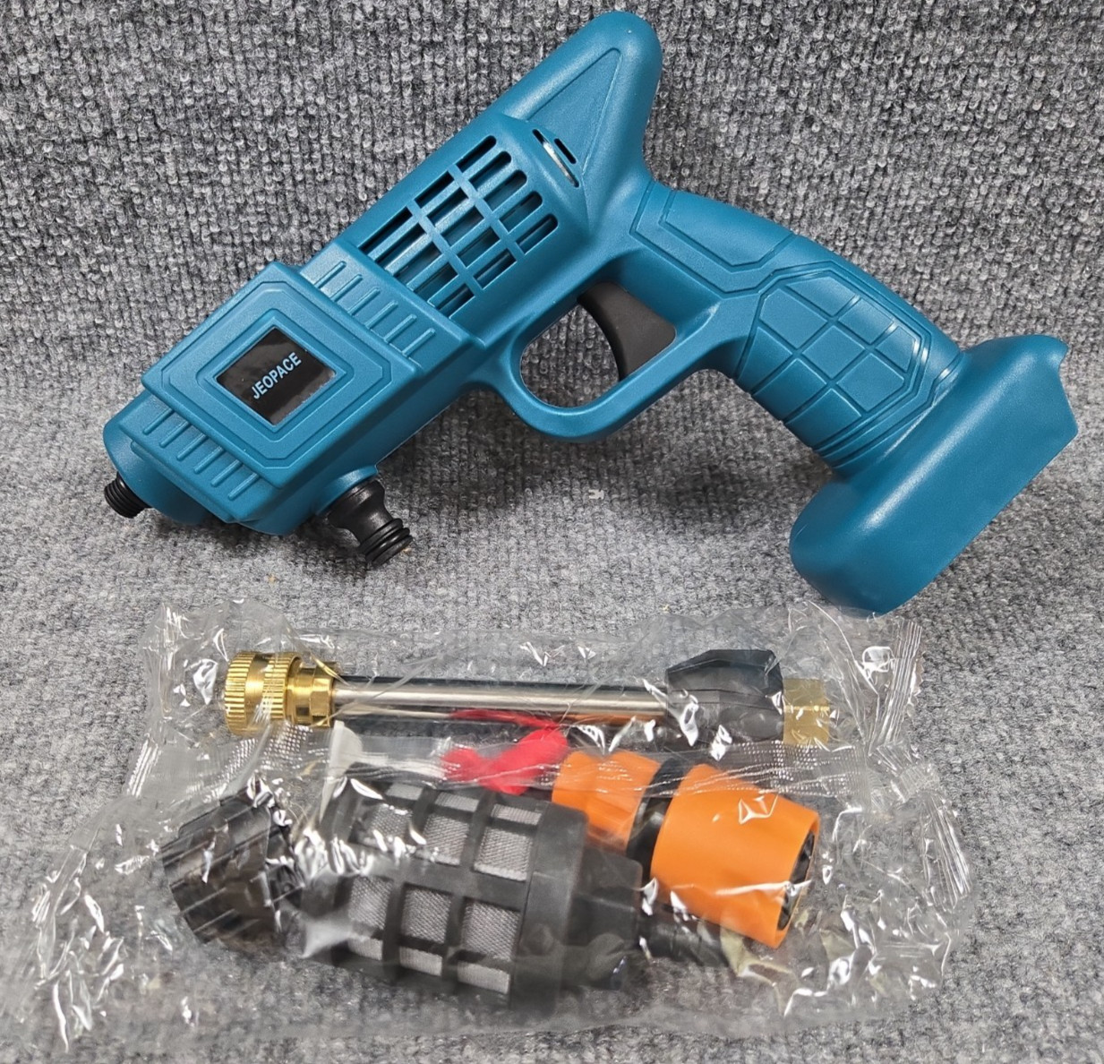 Cordless Car High Pressure Washer Gun Jet Water Cleaner 21-volt Rechargeable