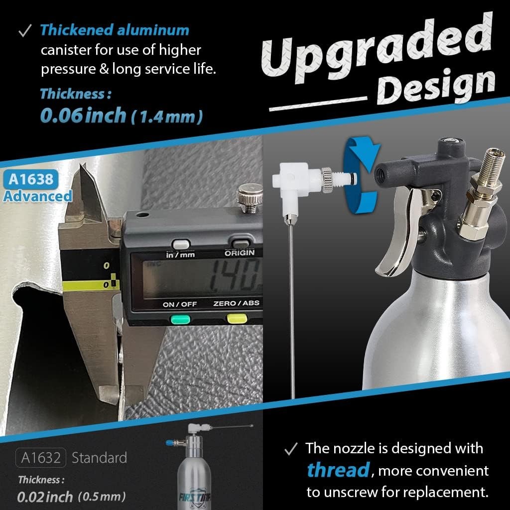 FIRSTINFO A1638 (3rd Gen) Patented Lightweight Max. 21 Ounces, Aluminum