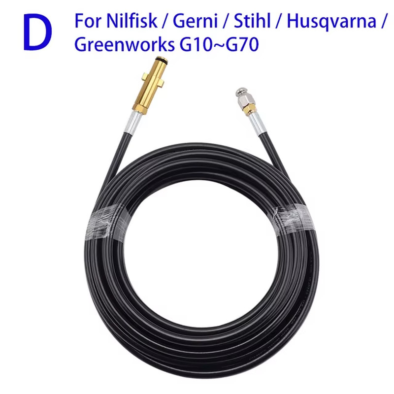 Customizable Length Pressure Washer Sewer Drain Hose Kit for Karcher