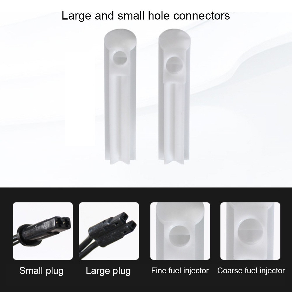 Manual Fuel Injector Maintenance Tool Kit with 12V Power Supply Compatibility