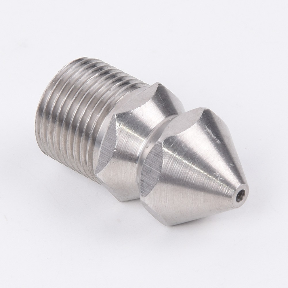 Washer Nozzle Cleaner Sewer Head Hose Drain 3/8BSP Male Steel Brass Rustproof