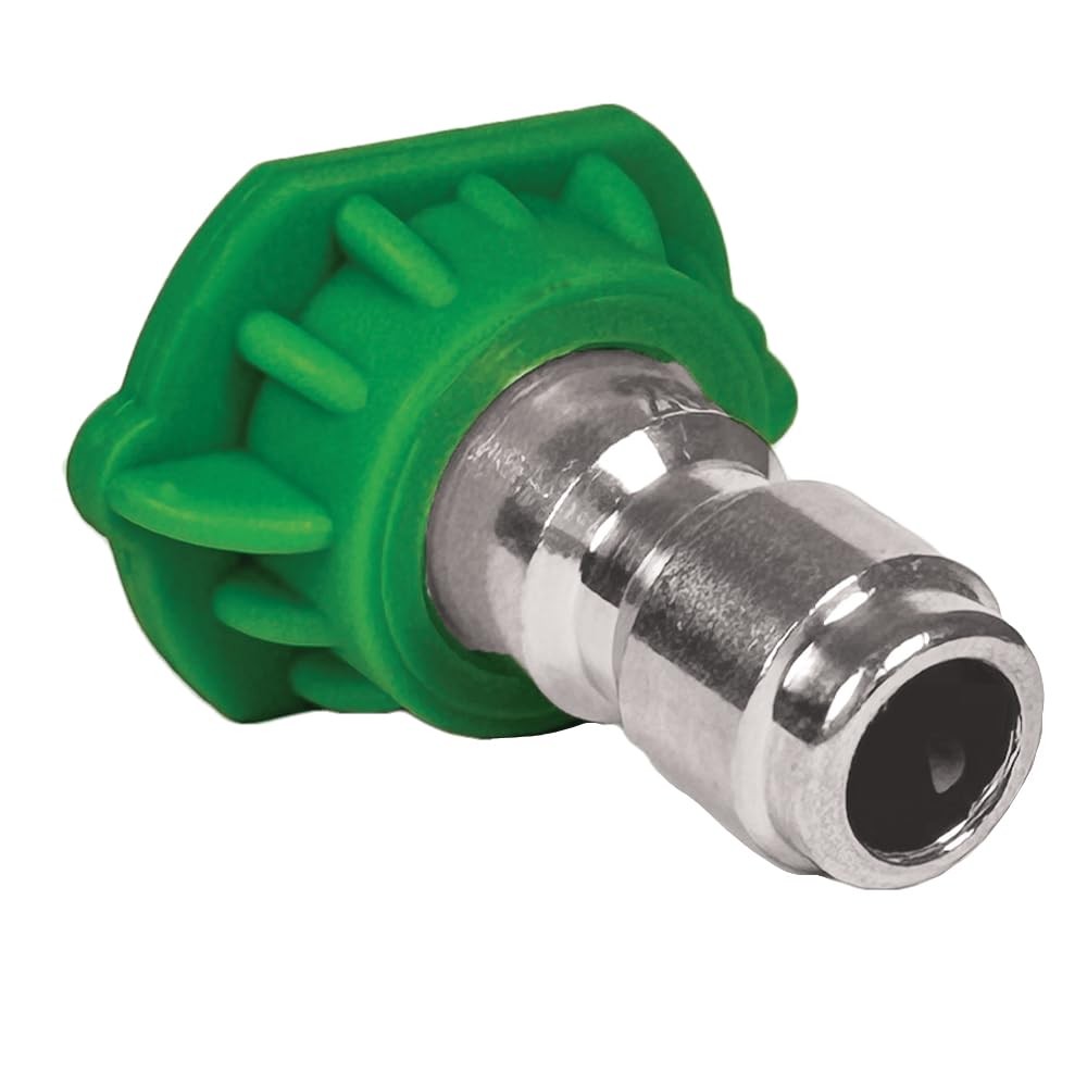 PWA013 3.5 Orifice 25-Degree Pressure Washer Spray Tip (Green) – Quick Discon…