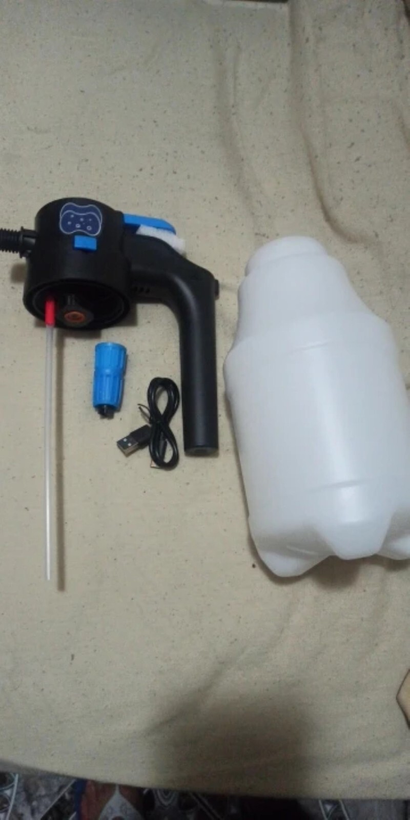 Electric Car Foam Sprayer with USB Pressurized Foam Car Wash Sprayer for Home