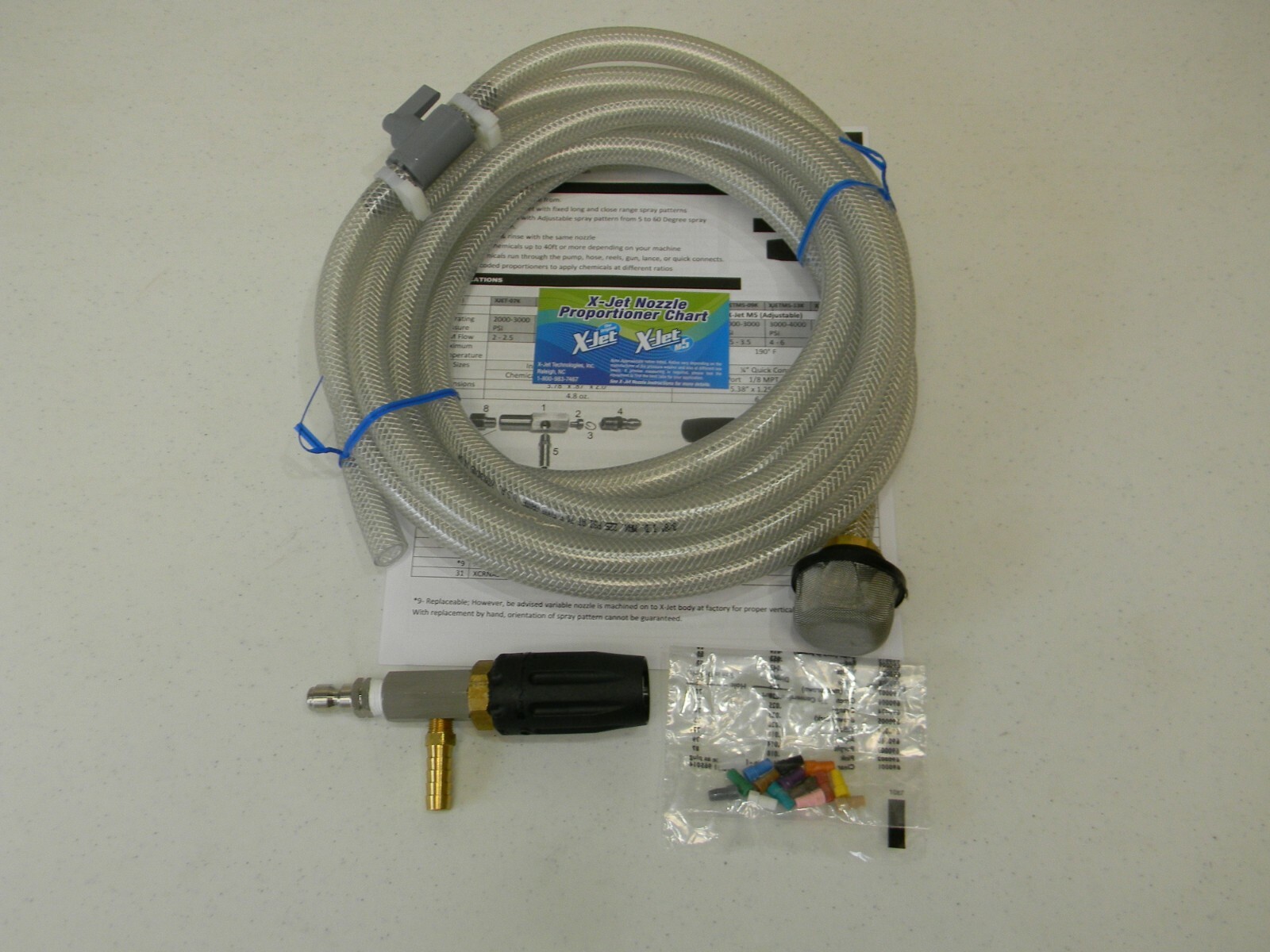X-JET M5 Variable Long Range Nozzle #13 Kit 3000 to 4000 PSI 4-6 GPM XJet X Jet