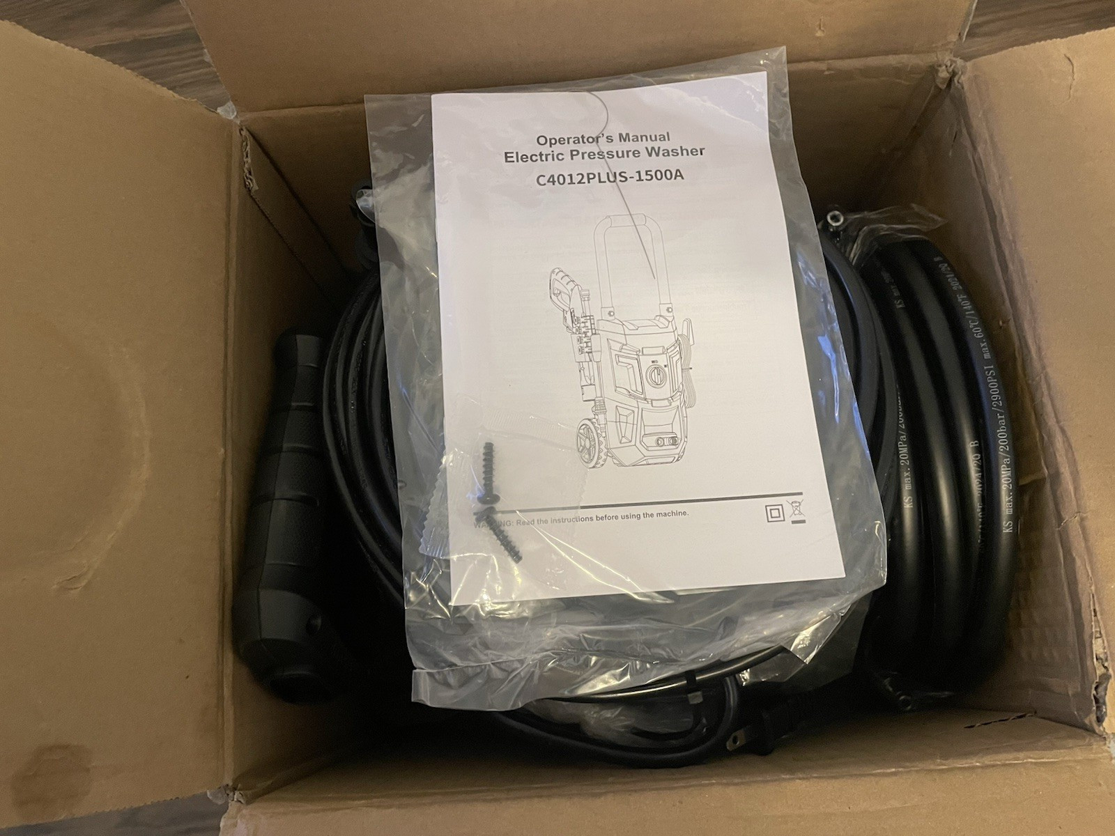 Electric Pressure Washer C4012PLUS-1500A 1500PSI 120VAC