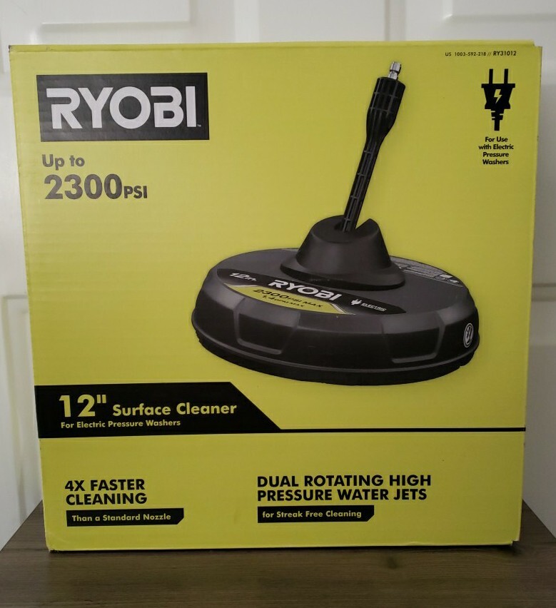RYOBI Pressure Washer Surface Cleaner 12 in. 2,300 PSI Electric NEW!
