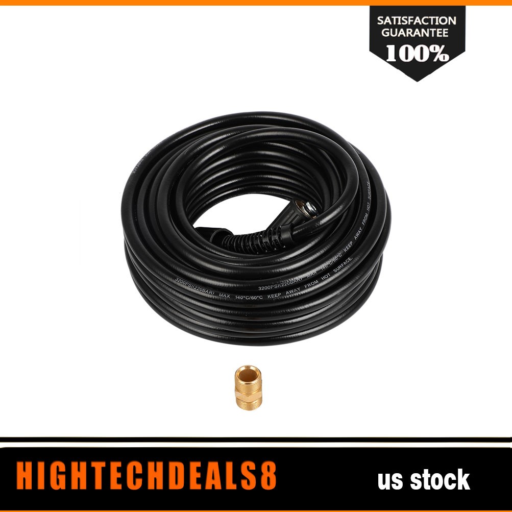 High Pressure Washer Hose 50ft 3200PSI M22 Power Washer Extension Hose