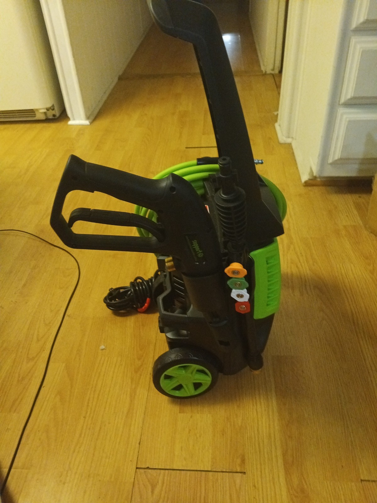 Pressure Cleaner PSI 4.0GPM Portable Power Cleaner with 4 QC Nozzles