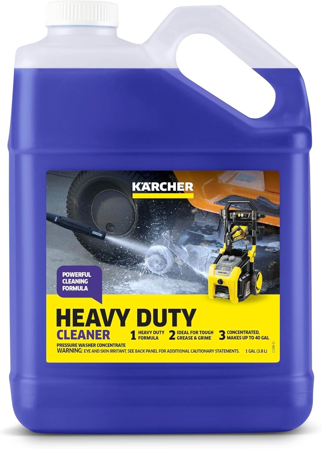 Heavy Duty Degreaser Cleaner for Pressure Washers Removes Grease Dirt Grime 4…