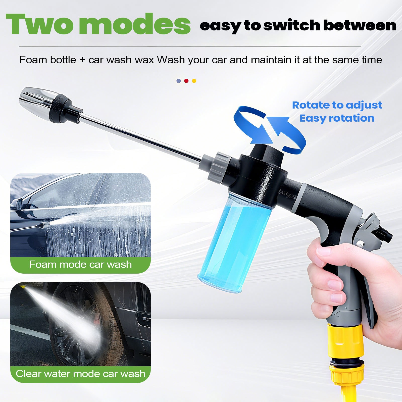High Pressure Power Washer Water Spray Gun Nozzle Wand Attachment Garden Hose