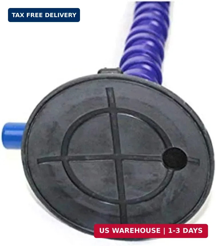 4.5 Inch Rubber Vacuum Suction Cup with Polycarbonate Accessory Mount (4.5″ Suct