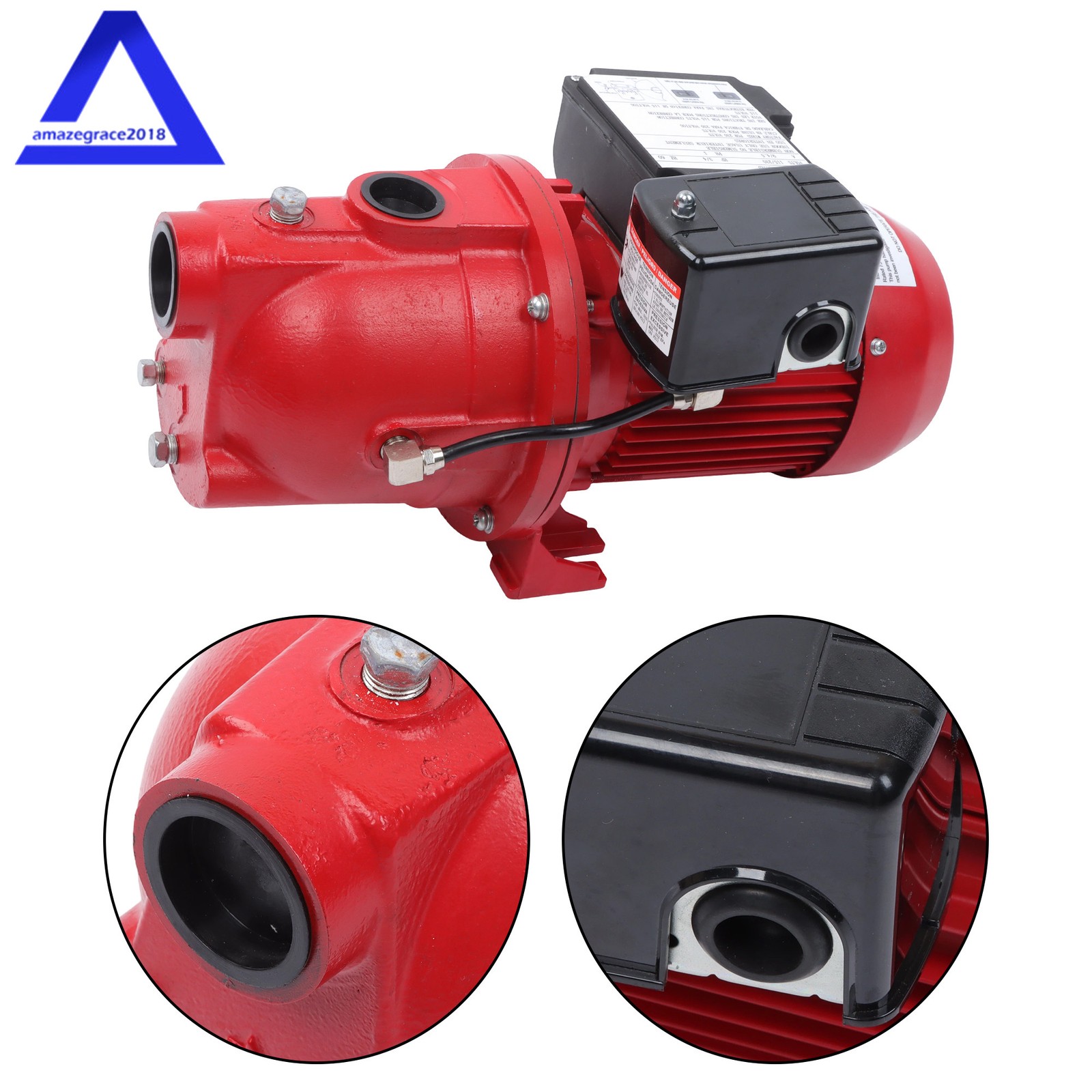 3/4 HP, 13 GPM Dual 115/230v Cast Iron Shallow Well Jet Pump, 97080701