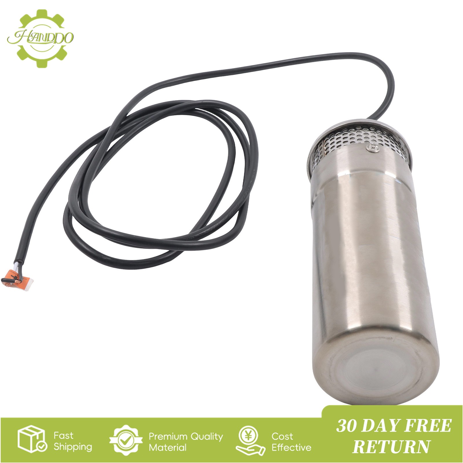 24V Well Pump 3.2GPM 4″ Stainless Steel Max Lift 230FT Deep Solar Well Pump