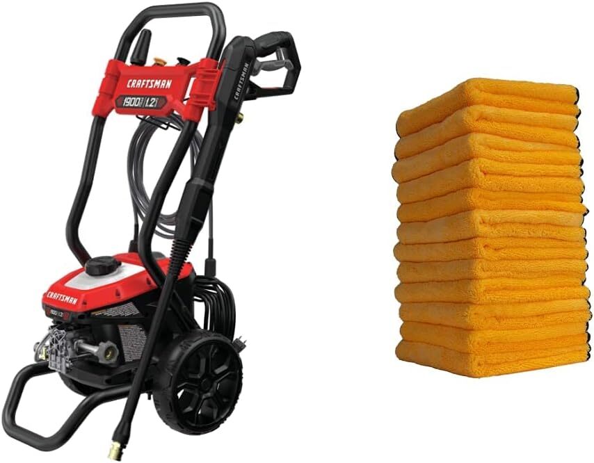 Electric Corded Electric Pressure Washer Cold Water 1900 -PSI 1.2-GPM
