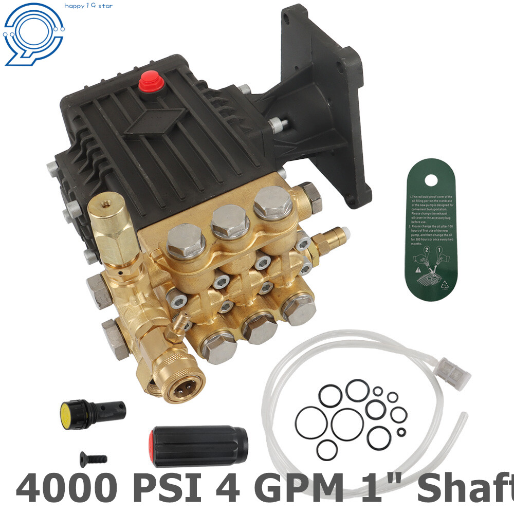 4000 PSI Pressure Power Washer Pump 4.0 GPM 1″ Hollow Shaft Water Pump