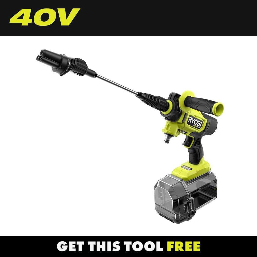 RYOBI 40V HP Brushless 600 PSI 0.7 GPM Cold Water Power Cleaner (Tool-Only)