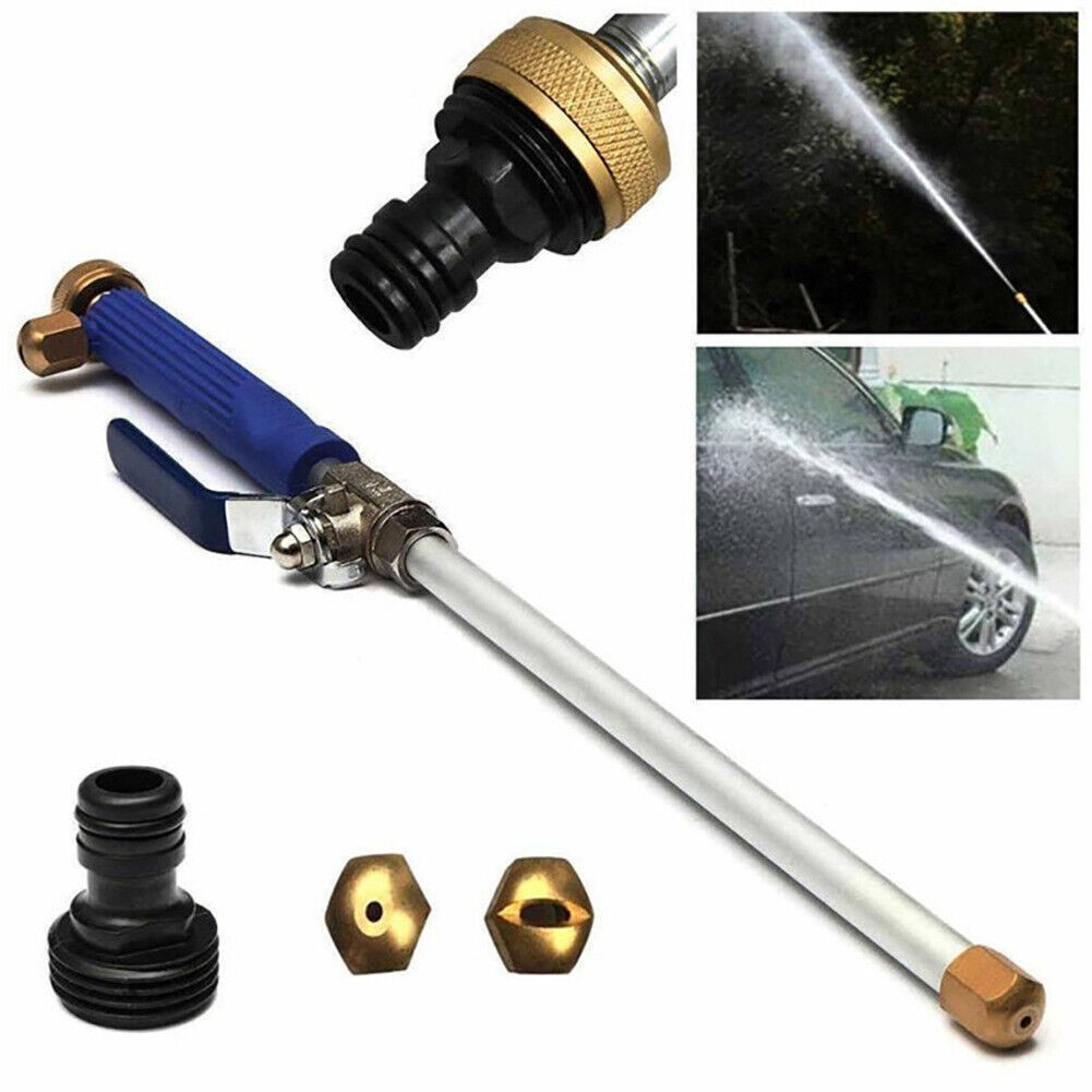 High Pressure Water Spray Gun Metal Brass Nozzle Car Garden Lawn Wash Hose Pipe