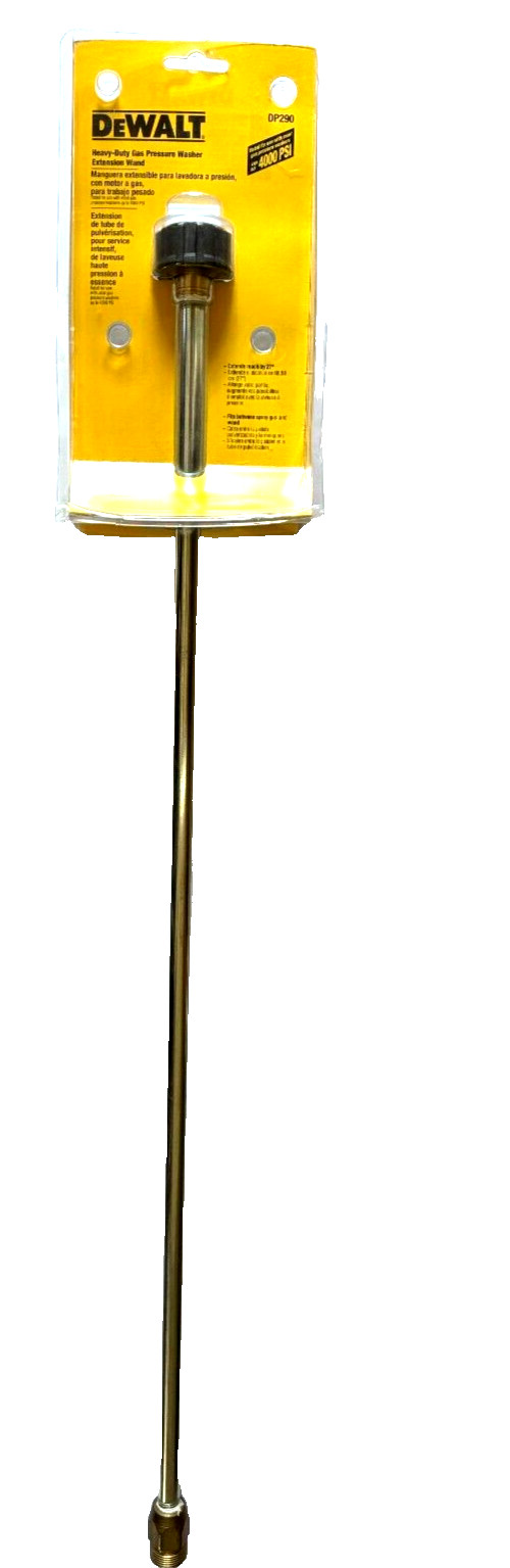 DEWALT Heavy Duty 27in. Gas Pressure Washer Extension Wand DP290 Up To 4000PSI