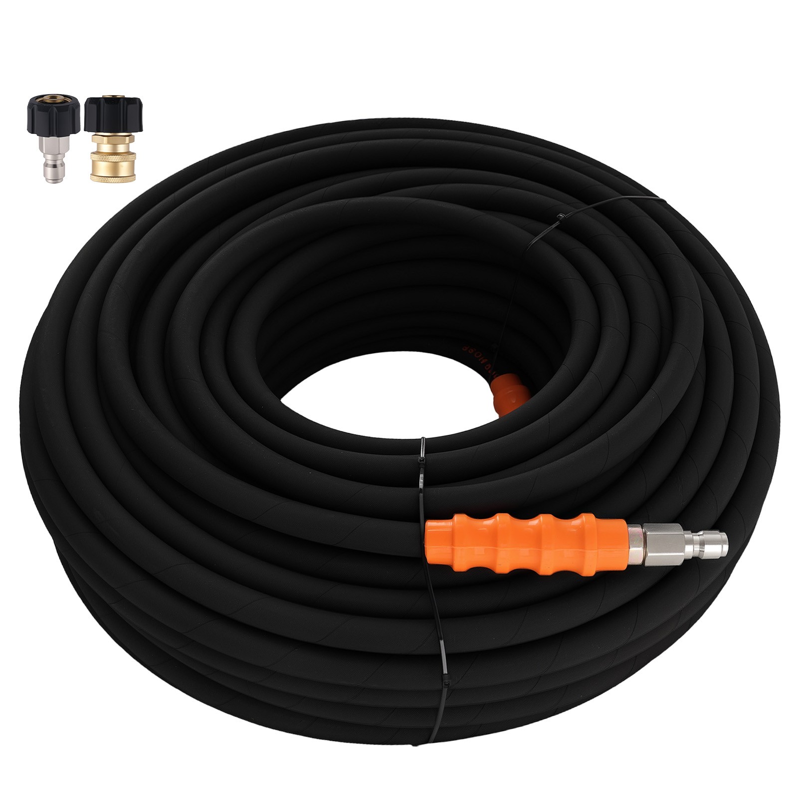 200FT Kink Resistant Pressure Washer Hose 4800PSI Steel Wire Braid
