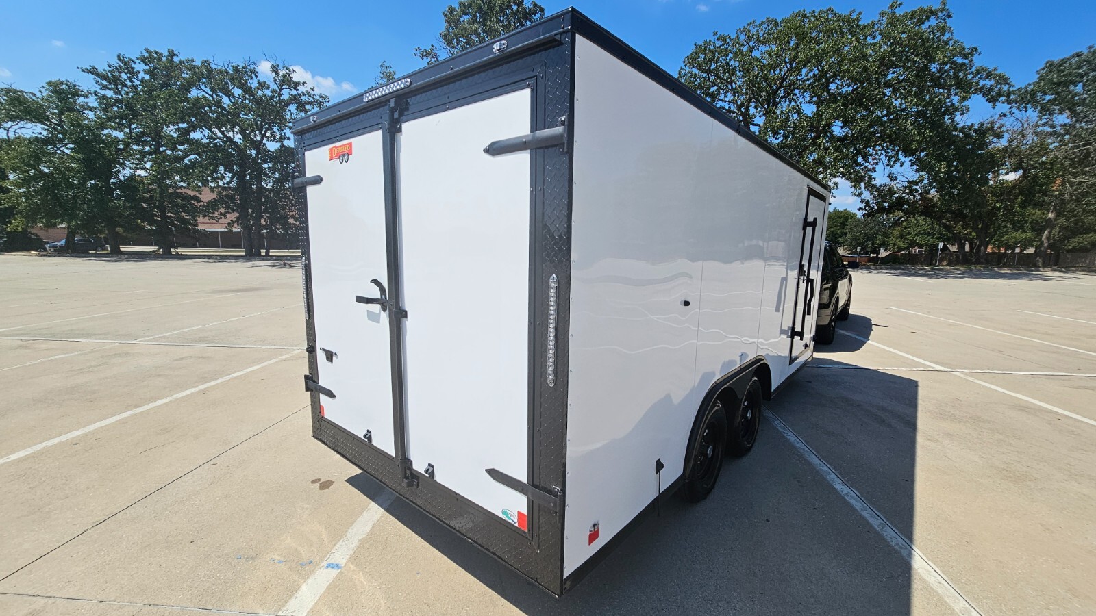 ENCLOSED HOT WATER PRESSURE WASH/SOFT WASH TRAILER W/ SPOT FREE