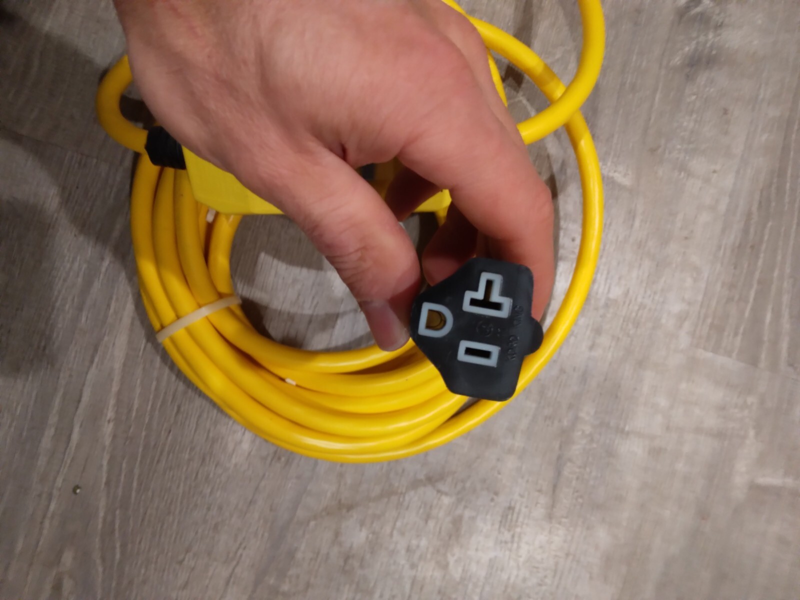 GFCI Cord, 120V 32ft/20 Amp. 1 turned prong UL-Listed, TRC Rainproof