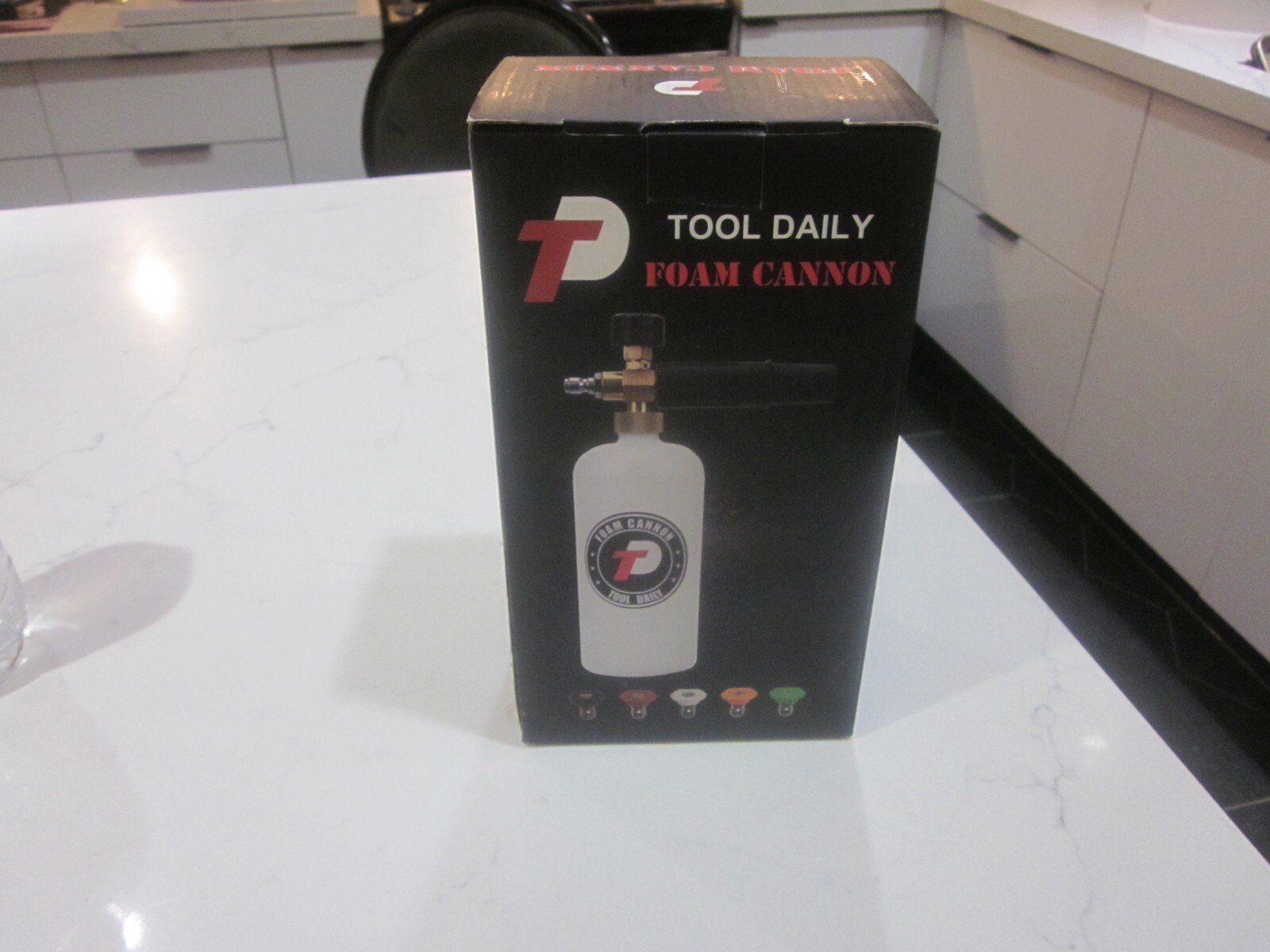 Tool Daily Foam Cannon with 1/4 Inch Quick Connector, 1 Liter, 5 Pressure Washer