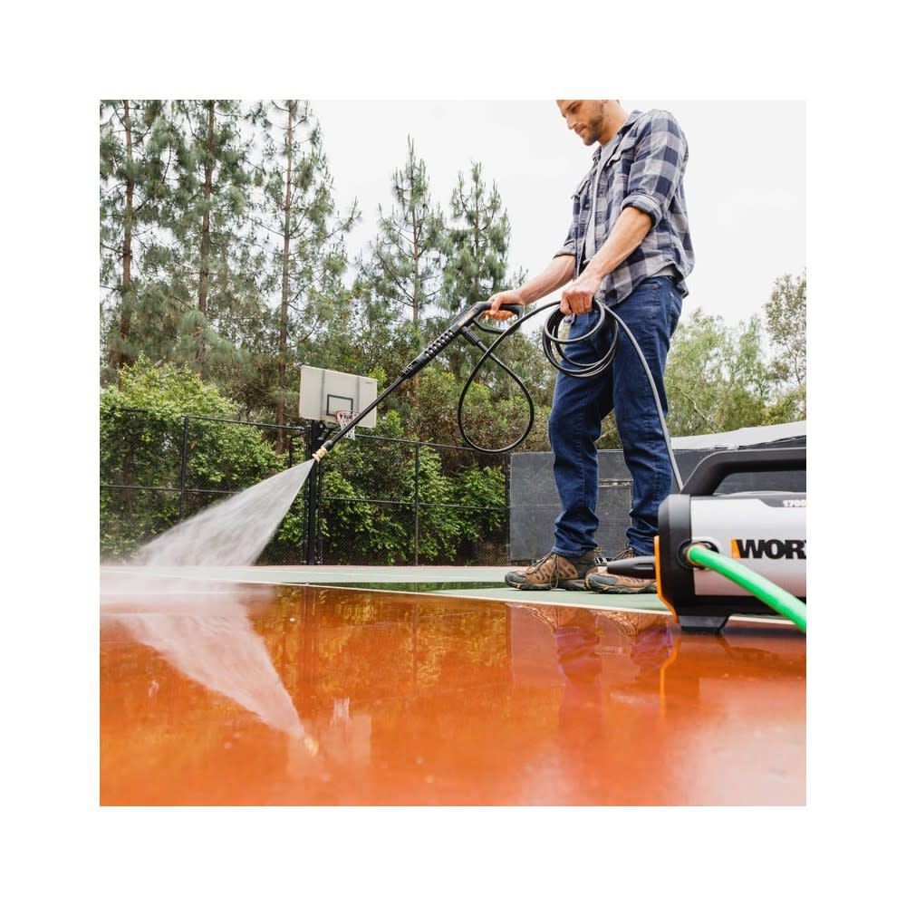 Worx 1700 Psi 1.2 Gpm Electric Cold Water Pressure Washer With 2 Spray Nozzles