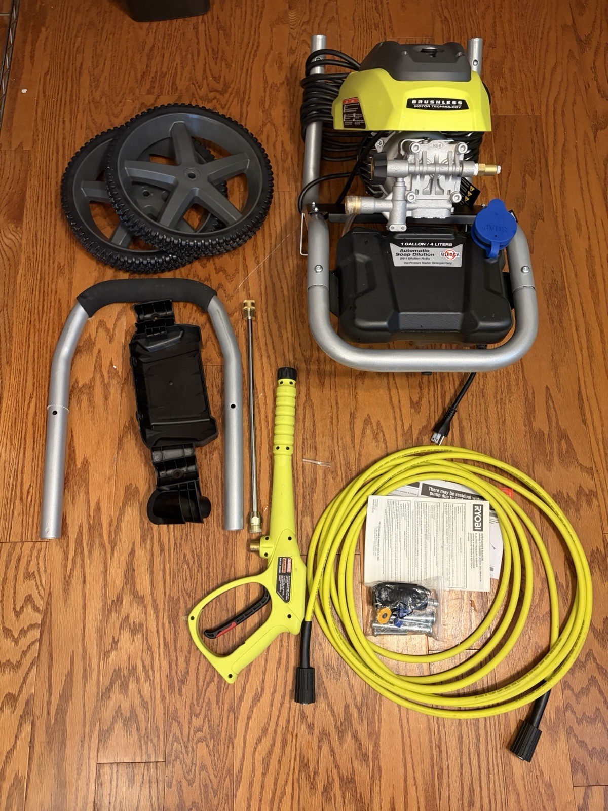 Ryobi 2500 PSI 1.2 GPM Brushless Cold Water Electric Pressure Washer RY142500