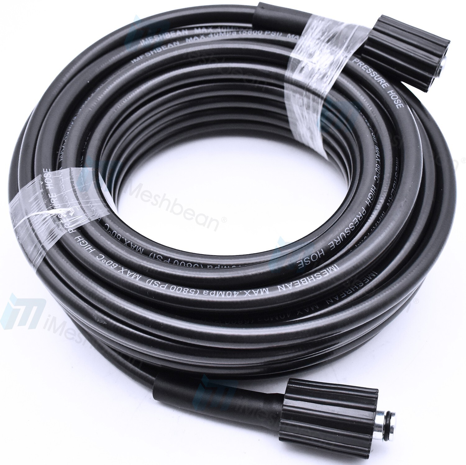 25 FT x 1/4 Inch 5800 MAX PSI Pressure Washer Replacement Hose M22 14MM WASHER