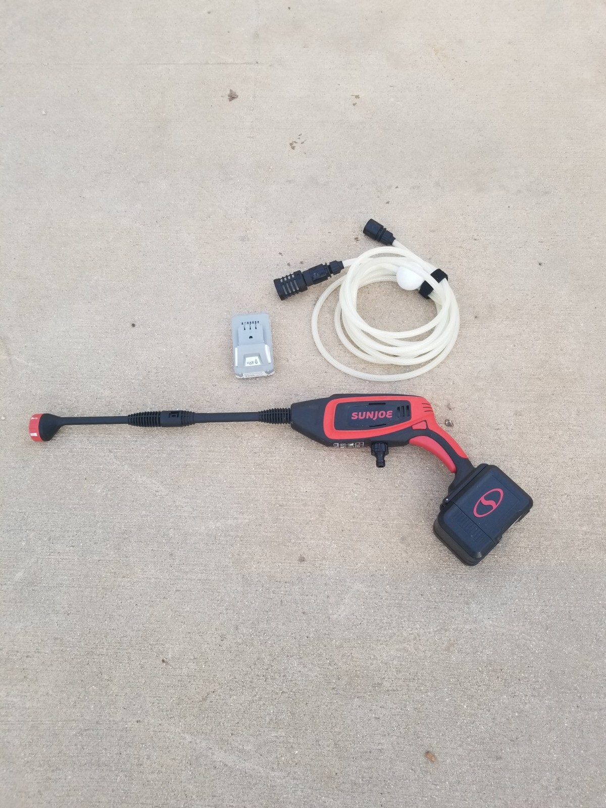 Electric Power Washer Sun Joe 24-Volt IONMAX Power Cleaner | W/ 2.0-Ah Battery