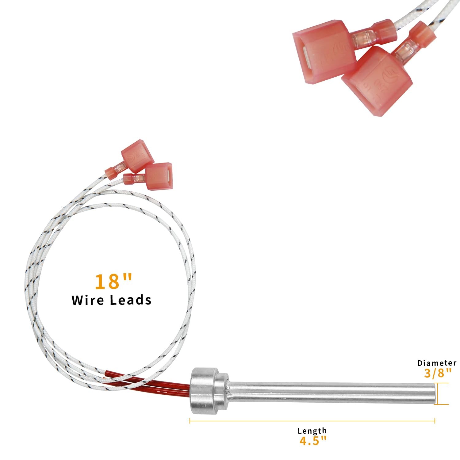 80P52727-R Pellet Stove Igniter Replacement for St Croix Igniter, Ignitor Red