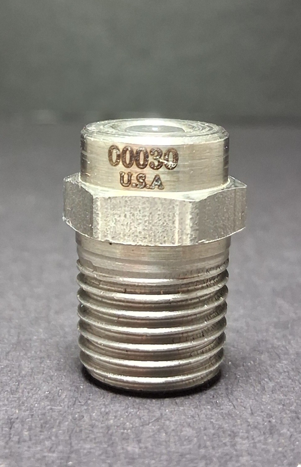 USA Meg 00030 Jetwash 0°, Size 3.0 Pressure Washer Spray Nozzle 1/4″ NPT S/S