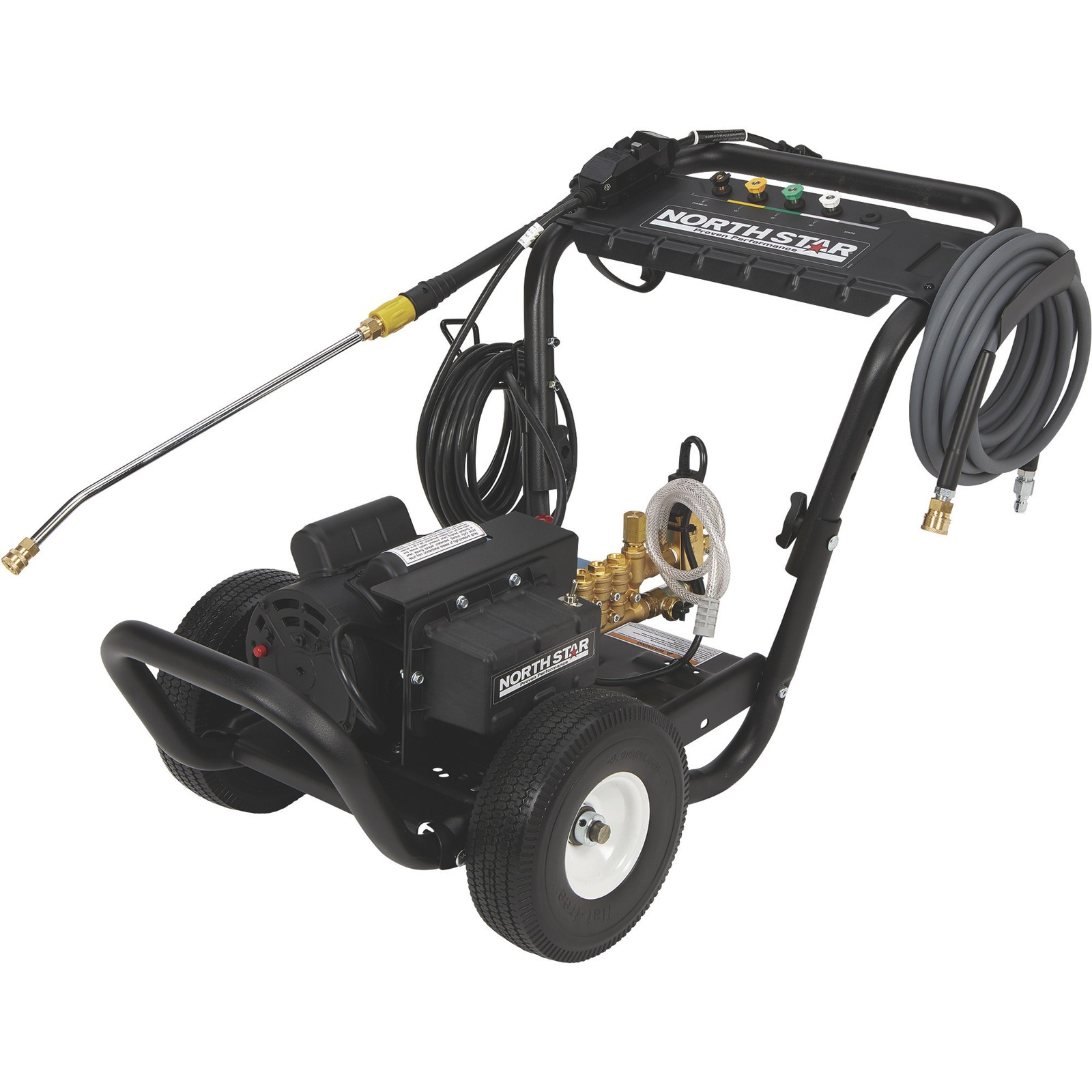 NorthStar Electric Cold Water Total Start/Stop Pressure Washer, 2000 PSI, 1.5