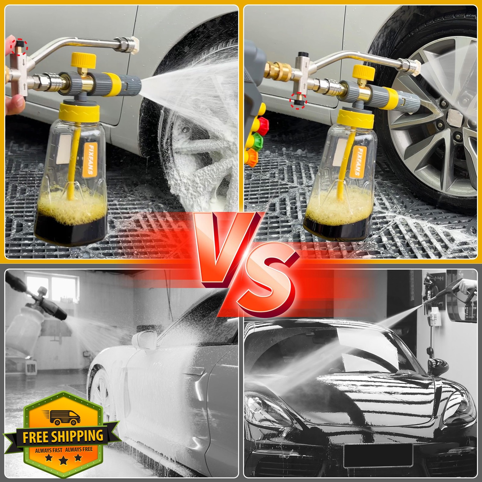 FIXFANS Foam Cannon Gun 1000ML