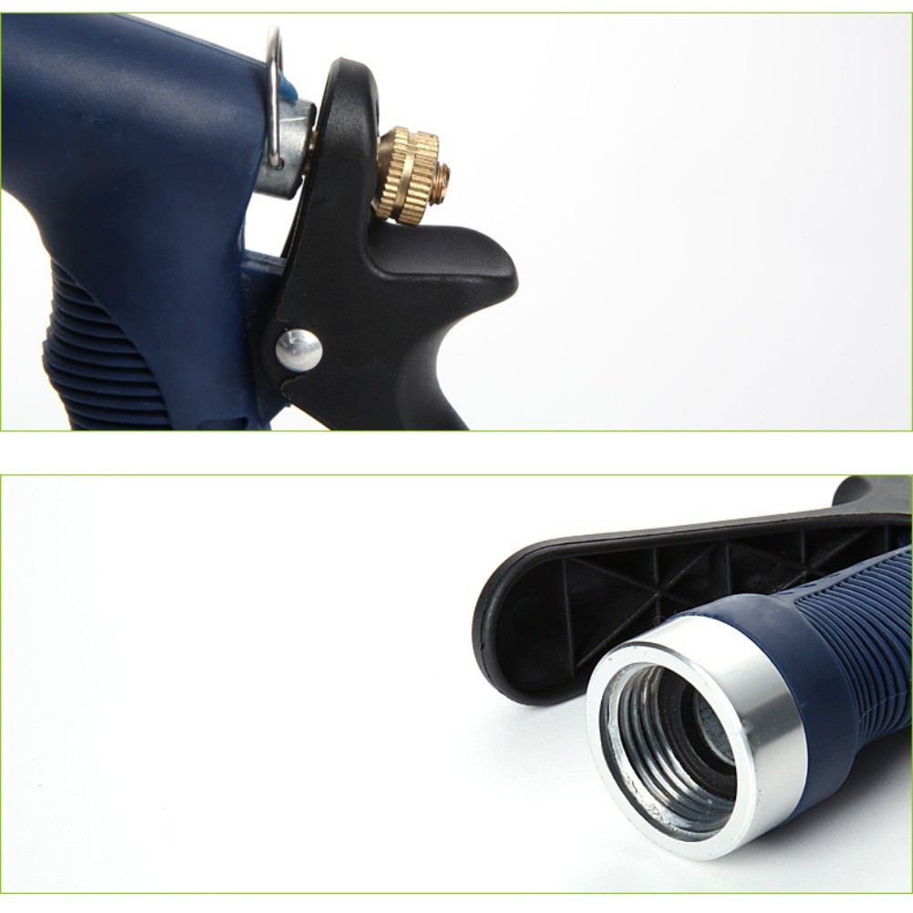 Ergonomic Adjustable Hose Nozzle with Multiple Water Patterns for Outdoor Use