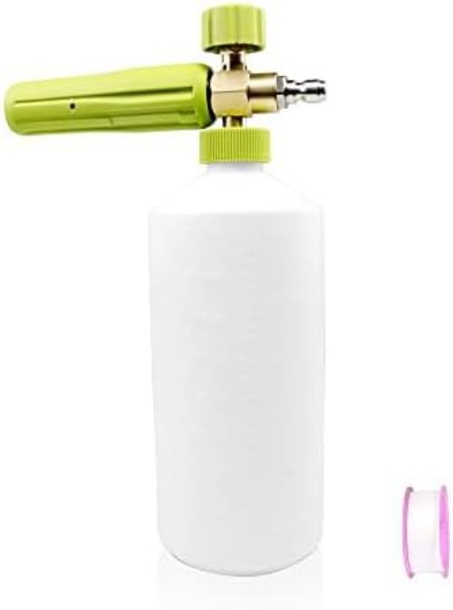 Foam Cannon 1 L Bottle Car Wash Snow Foam Lance with 1/4″ Quick Connector Pre…